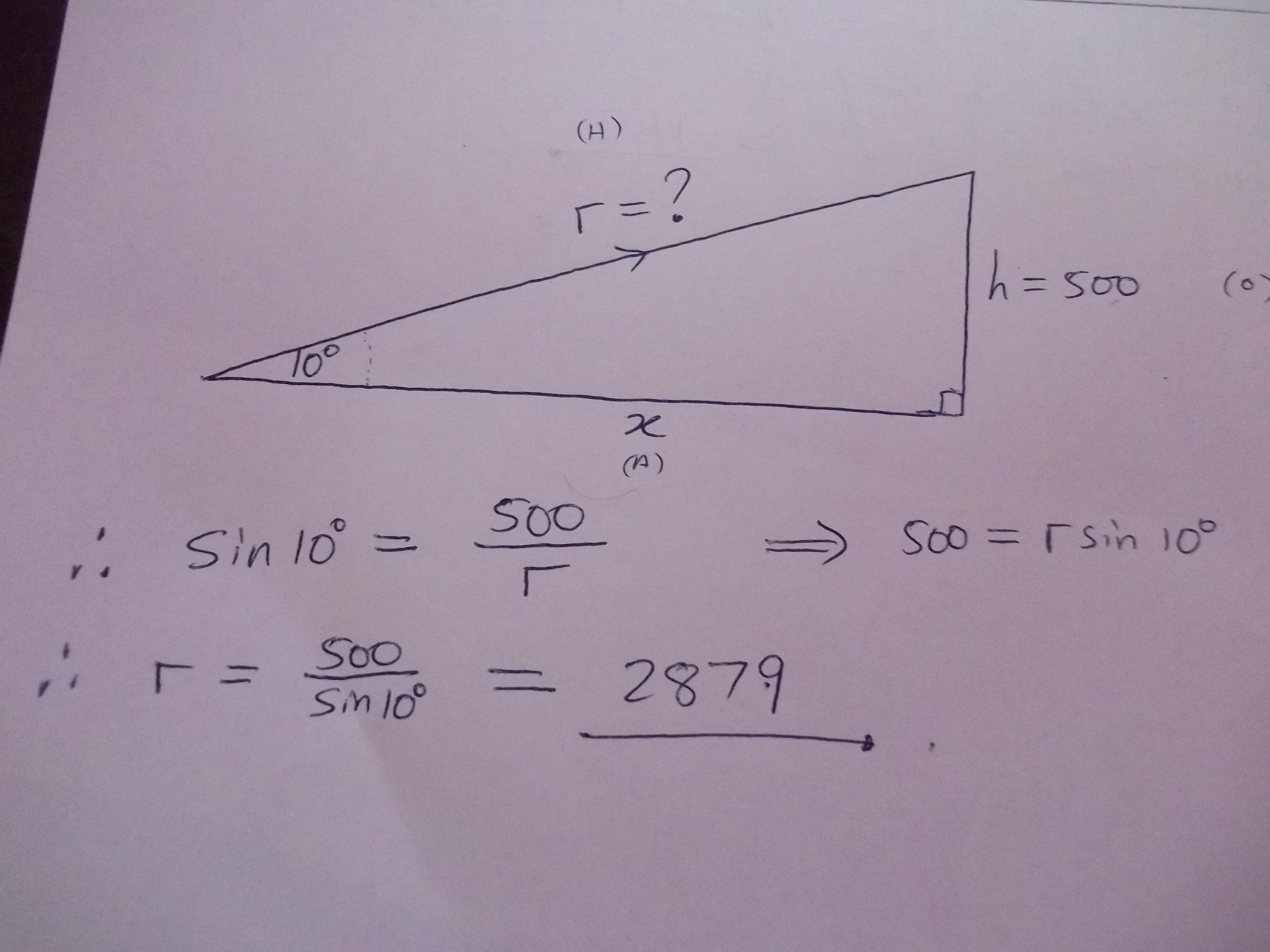 How To Find The Angle Above The Horizontal